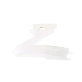 Белый - Заколка - Краб