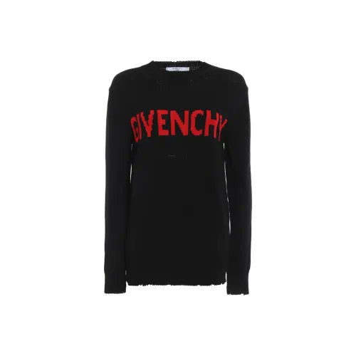GIVENCHY Свободный крой Трикотаж Мужской Черный