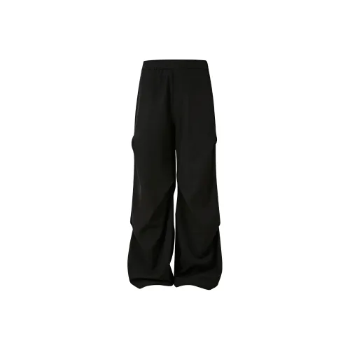 PASET Черные Унисекс Повседневные Брюки