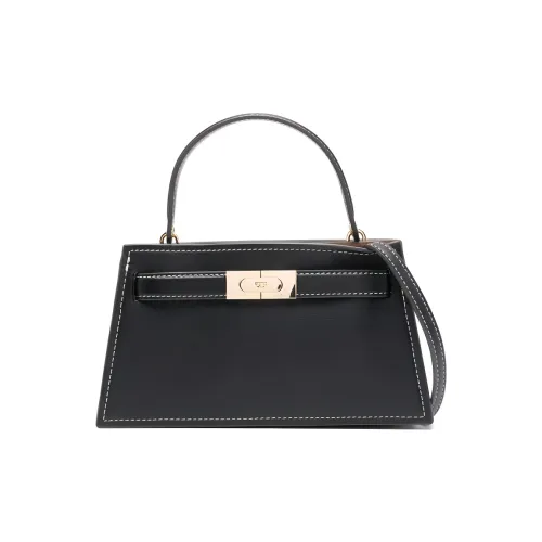 TORY BURCH Lee Radziwill Телячья кожа Сумка через плечо Сумка Маленькая Женская Черная