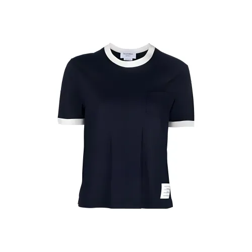 THOM BROWNE Женские рубашки T, морской синий