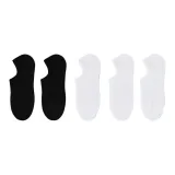 Носки-невидимки [Женские, Черный 2 упаковки + Белый 3 упаковки], охлаждающие, для всех сезонов, Лето-043