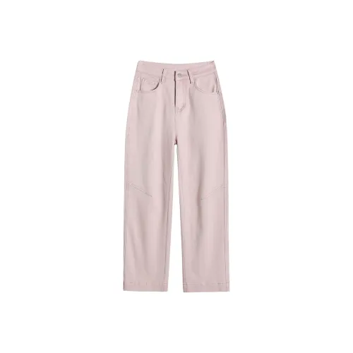 GEZITAI Розовые Женские Джинсы