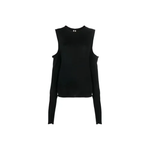 RICK OWENS Черные Женские Свитеры