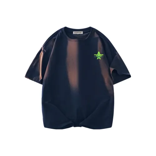 PENTAGONAL HEART Satoshi Star series Круглый вырез Короткий рукав Т-рубашка Унисекс