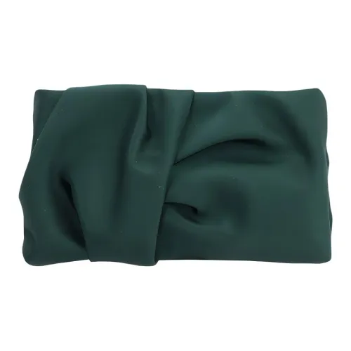 Jimmy Choo Satin Clutch Женские Темно-зеленый