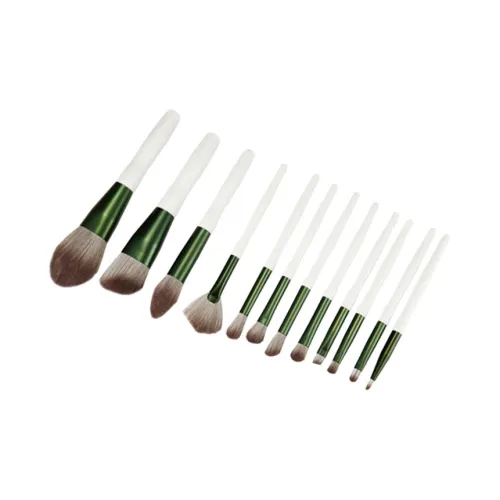 Pleasant Language Глазурь Зеленый Кисти для макияжа Смешанный 12 шт