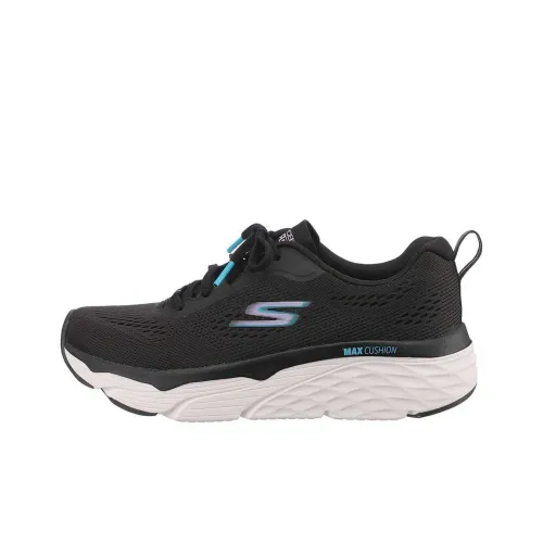 Skechers MAX CUSHIONING ELITE Низкие Беговые Кроссовки Женские Черные