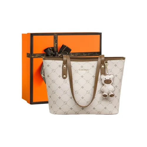 OUBOTE Сумка через плечо из синтетической кожи женский цвет экрю