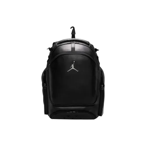 Jordan Fly Elite Полиэстер Рюкзак Унисекс Черный Металл Серебряный