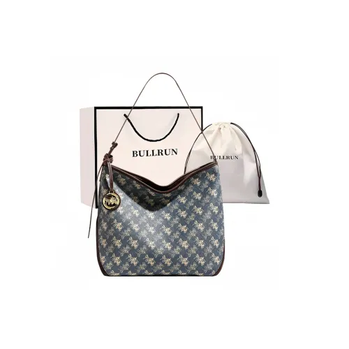 Bullrun ПВХ Сумка через плечо Женская Синяя