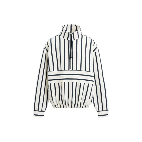 ZARA Белый/Морской Синий Мужские Свитшоты