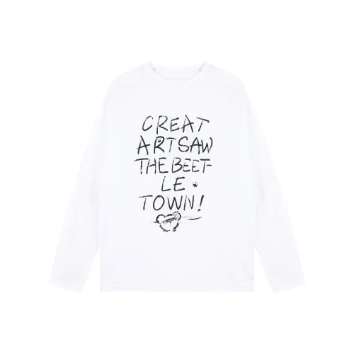 BEETLE TOWN Длинный рукав Т-рубашка Женская