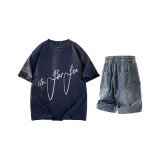 Темно-синий + Ностальгический синий