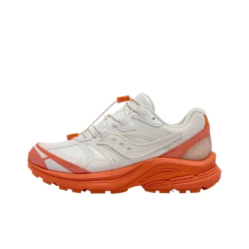 Saucony Kinvara Elite 4 Low Топ EVA Повседневные Беговые Кроссовки Унисекс Белый Оранжевый