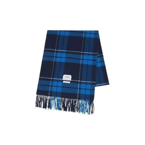 Ader Error Вязаные Шарфы Унисекс Синий