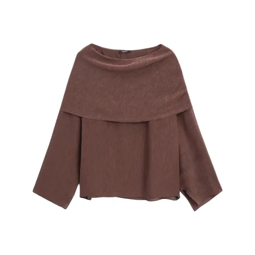 Massimo Dutti Коричневые Женские Рубашки