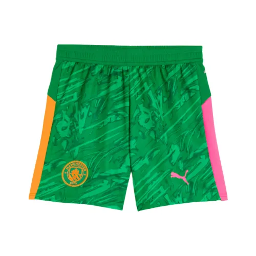 PUMA Manchester CityGoalkeeper Шорты для детей 3-7 лет зеленый