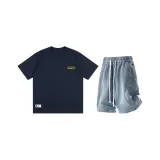 Темно-синий + Светло-синий