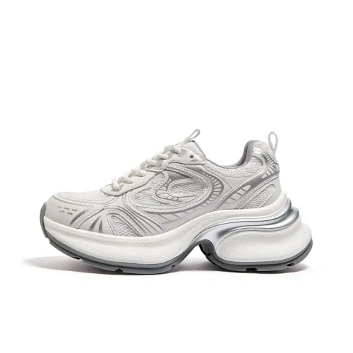 CAMEL Slip-resistant Breathable Height-increasing Wedge Sneakers Women's CAMEL Противоскользящие Дышащие Увеличивающие Высоту Кроссовки с Талью Женские