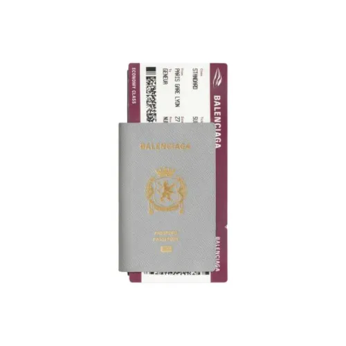 Balenciaga Кошелек из коровьей кожи мужской серый