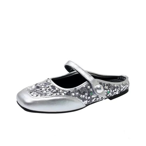 Wuji Резиновая подошва блестки противоскользящие устойчивые к истиранию домашние тапочки женские