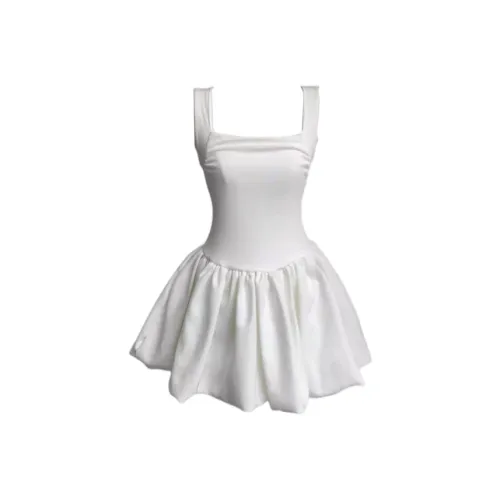 UYH Белое платье-комбинация женские слиплатья