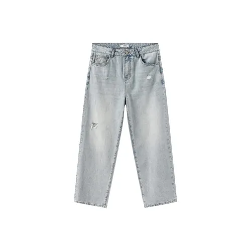 ZUO Светло-синие мужские джинсы