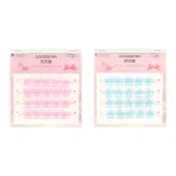 01# Розовый + 02# Синий [Включает клей и щипцы]