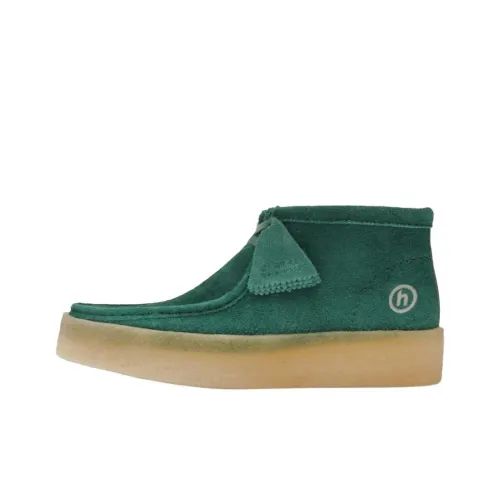 Clarks Originals WALLABEE Ботильоны Зеленый Унисекс