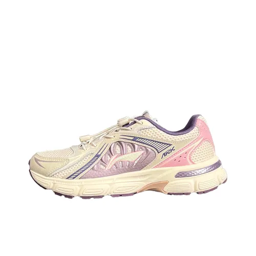 LINING YOUNG Sportlife Slip-resistant Shock Absorbers Low Top Kids Lifestyle Shoes Beige Pink Children's LINING YOUNG Sportlife Противоскользящие амортизаторы низкие топы детские обувь для активного образа бежево-розовые детские