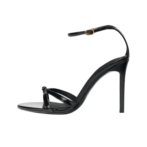 ZARA One Ремень Сандалии Черные Женские