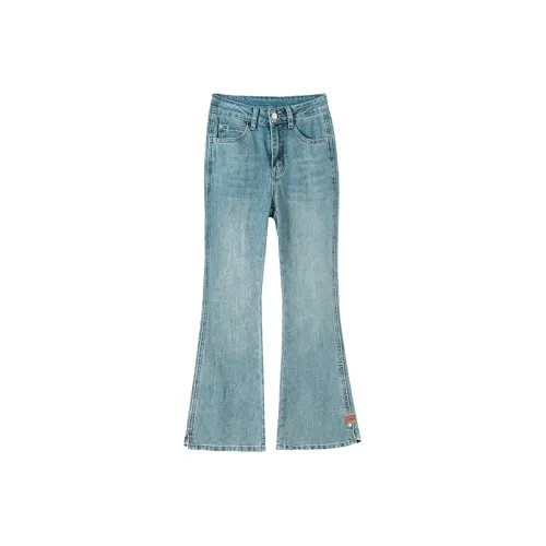 Снупи Синие Женские Джинсы