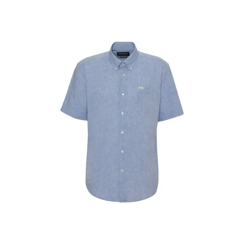 BARBOUR Классический синий Мужская рубашка