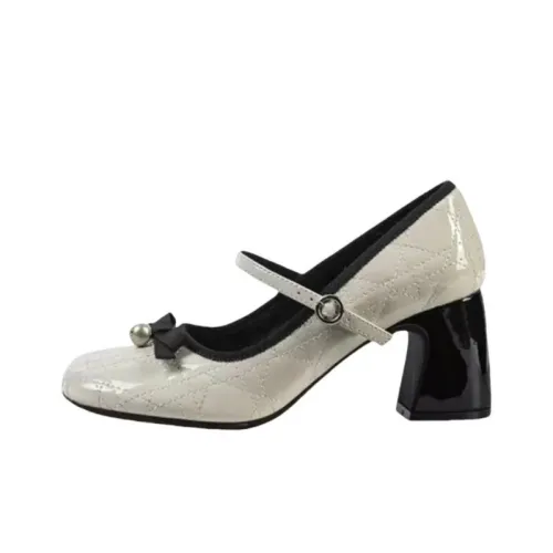 Cat Seven Seeks Туфли Мэри Джейн Женские Бежевые