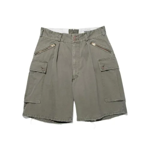 Bowwow SS25 US Army MOUNTAIN TROOPER SHORTS Джинсовые шорты Unisex