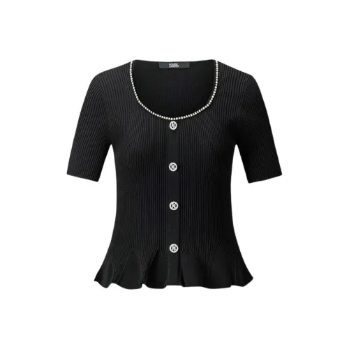 Karl Lagerfeld SS25 T-Shirt Женская Черная