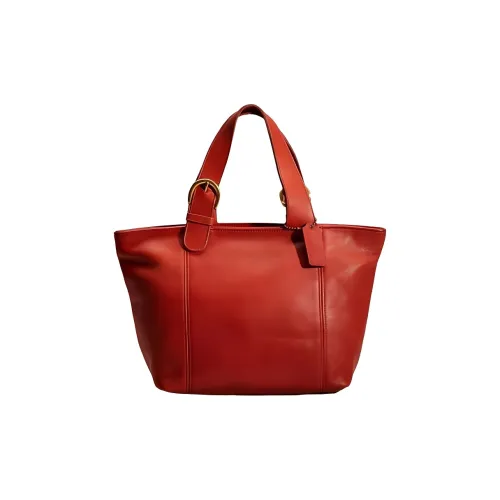 COACH Waverly Кожа Сумка Пельменная Сумка Сумка на Плечо Большая Женская Красная