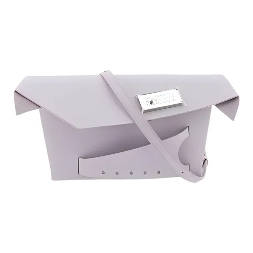 Maison Margiela Коровья кожа Портативный Одно плечо Клатч Обычный Женский Светло-фиолетовый