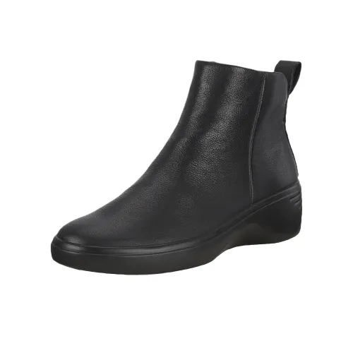 Ecco Soft 7 Wedge Ботильоны 3,5 см Женские Черные