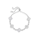 Счастливый браслет с четырехлистным клевером