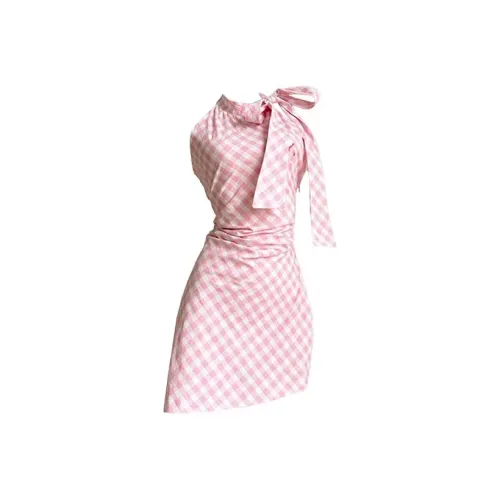 KYKW Розовые Женские Платья без рукавов