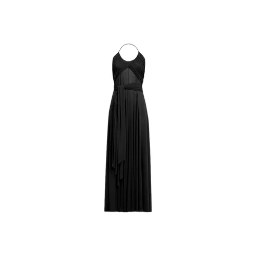 Alaia SS25 Slip Платье Женское Черное
