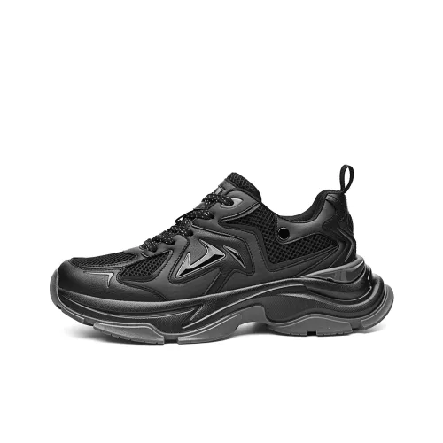 HLA The mountain is not in the high series визуально увеличивает рост Дышащий Низкий Топ Толстая подошва Кроссовки Мужские