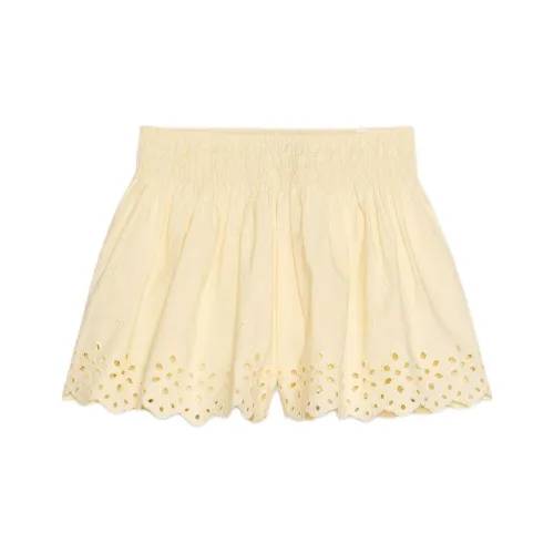 ZARA Крем Женские Повседневные шорты