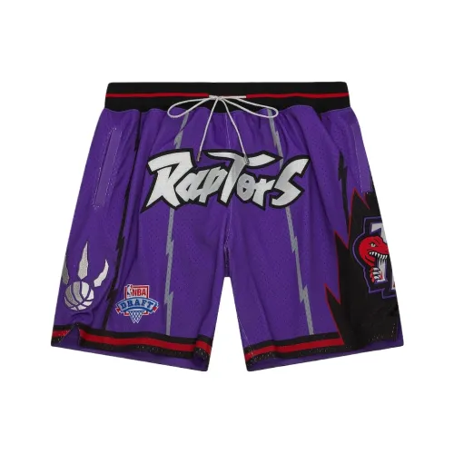 MITCHELL NESS Mitchell Ness x JUST DON Баскетбольные шорты Фанатская версия Мужской Фиолетовый