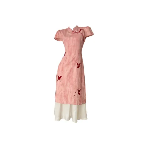 ONE PASS STUDIO Короткий рукав Платье Женское