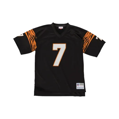 MITCHELL NESS Регби Джерси Игровая версия Мужской Черный