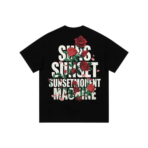 SUNSETMONENT Короткий рукав T-рубашки унисекс