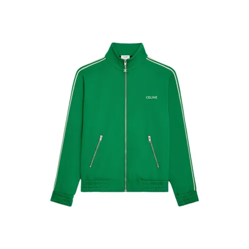 CELINE SS25 Куртки и Пальто Мужской Зеленый